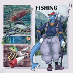 anthro backpack belt belt_buckle belt_pouch big_pants blue_clothing blue_jacket blue_topwear bottomwear buckle clothing evergreen_tree eyewear fishing_line fishing_lure fishing_net fishing_rod flower footwear glasses grey_bottomwear grey_clothing grey_pants hands_on_waist hat headgear headwear holding_fishing_rod holding_object hook jacket lake lily_(flower) lily_pad long_sleeves_hood male mountain net orange_clothing orange_shirt orange_topwear pants photo_background pine_tree plant pliers river scientific_name shirt shoes skinny_male sneakers socks solo text tools topwear tree water wearing_glasses expand-blurples nintendo pokemon blurples_(expand-blurples) aquatic brionne cutthroat_trout fish generation_7_pokemon grayling pale_chub pokemon_(species) salmonid_(fish) trout 1:1 collage_(artwork) english_text hi_res mixed_media photography_(artwork)
