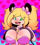 anthro big_breasts bow breast_grab breast_squeeze breasts cleavage clothed clothing cute female huge_breasts oppai_loli simple_background slit_eyes tiffy_cheesecake xingscourge
Rating: Questionable
Score: 5
User: kororo
Date: April 13, 2014
