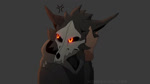 ambiguous_gender anthro black_body black_fur bone duo fur glowing glowing_eyes headpat male orange_eyes skull skull_head wingedwolf94 cadaver_(skulldog) skulldog_(species) 16:9 animated no_sound short_playtime webm widescreen