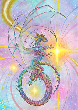 female feral galaxy glitter lung magic multicolored_body multicolored_scales organs rainbow_body rainbow_scales scales simple_background solo dragonlovers natoli european_mythology mythology rykaran_(character) deity dragon mythological_creature mythological_scalie scalie western_dragon absurd_res detailed hi_res traditional_media_(artwork)