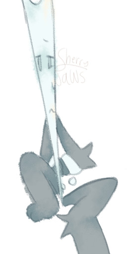 bdsm bodily_fluids cuff_(restraint) cuffs_(object) female fur grey_body handcuffs metal_cuffs nervous nervous_look nervous_sweat no_genitals restraints simple_background solo sweat white_background sherrypaws battle_for_dream_island object_shows needle_(bfdi) animate_inanimate colored colored_sketch digital_drawing_(artwork) digital_media_(artwork) hi_res shaded sketch