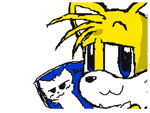 anthro fur humor male multi_tail simple_background solo tail erickatailsko nintendo nintendo_3ds nintendo_ds_family sega sonic_the_hedgehog_(series) miles_prower canid canine fox humanoid mammal 4:3 animated colored digital_media_(artwork) flipnote_studio_(artwork) frame_by_frame short_playtime webm