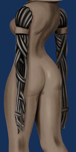 breasts butt facial_markings featureless_feet feet female green_eyes head_markings hood looking_at_viewer looking_back looking_back_at_viewer markings medium_breasts metallic_body rock sculpture side_boob simple_background solo statue tan_body thick_thighs transparent_background wide_hips saltyslice scp_foundation untitled_2004 scp-173 animate_inanimate elemental_creature elemental_humanoid humanoid living_statue mineral_fauna mineral_humanoid rock_creature rock_humanoid alpha_channel hi_res