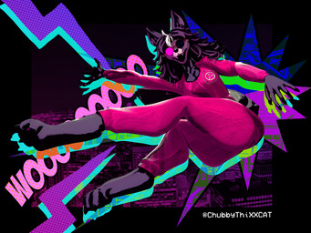 anthro big_breasts big_butt black_body black_fur black_hair bone breasts butt eyewear female fur glasses hair open_mouth orange_jumpsuit prison_uniform skull skull_head solo tail chubbythixxcat da.nilkaz_(modeler) scp_foundation scp-1471-a canid canine malo mammal 3d_(artwork) 4:3 absurd_res digital_media_(artwork) hi_res