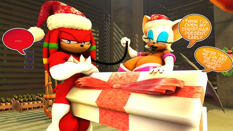 alcohol anthro armwear balls beer beverage big_balls big_breasts breasts christmas_clothing christmas_decorations christmas_headwear clothing crossed_arms dick_in_a_box duo elbow_gloves ellipsis eyebrows female genitals gloves half-closed_eyes handwear hat headgear headwear holidays huge_balls huge_breasts leash legwear lips looking_at_viewer male membrane_(anatomy) membranous_wings narrowed_eyes public public_nudity raised_eyebrow rocking_chair santa_hat speech_bubble stockings teasing thick_lips unimpressed wings rocketspuff christmas sega sonic_the_hedgehog_(series) knuckles_the_echidna rouge_the_bat bat echidna mammal monotreme 16:9 3d_(artwork) digital_media_(artwork) widescreen