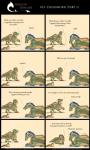3:5 acaedus ambiguous_gender canid canine canis comic dawn_(rimentus) dragon english_text european_mythology feral hi_res humor mammal mythological_creature mythological_scalie mythology rimentus scalie size_difference tail text walnut_(rimentus) western_dragon wolf