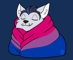 anthro bedding bisexual_pride_colors blanket flag lgbt_pride male pride_color_flag pride_colors solo palehorntea blizzard_entertainment warcraft reingarde canid mammal werecanid werecreature worgen alpha_channel