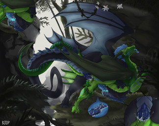 anal anal_penetration animal_genitalia blue_cum bodily_fluids cloaca cloacal_penis colored_cum cum cum_in_ass cum_in_mouth cum_inside cutaway duo entwined_tails eyes_closed feral from_behind_position genital_fluids genitals internal looking_pleasured male male/male membrane_(anatomy) membranous_wings mounting multiple_angles oral oral_penetration penetration penis sex tail tail_coil tongue tongue_out unusual_bodily_fluids unusual_cum unusual_genital_fluids vertical_cloaca wings small_boop mythology dragon mythological_creature mythological_scalie scalie