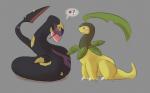 <3 bayleef blush cute eye_lashes fangs feral furry-specific_piercing gift grey_background jewelry larvitar_(artist) nicobay nintendo piercing plain_background pokémon raised_eyebrow red_eyes reptile scalie seviper shy simple_background sitting smile snake tail_piercing video_games
Rating: Safe
Score: 5
User: Toothless-chan
Date: January 17, 2014