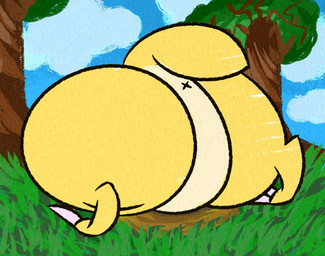 ambiguous_gender anus anus_only big_butt butt cloud featureless_crotch feral forest grass landscape null overweight overweight_ambiguous overweight_feral plant raised_tail solo stuck tail thick_thighs tree upside_down x_anus racolver_(artist) nintendo pokemon piper_(warp0fwrath) generation_1_pokemon pokemon_(species) sandslash 2018 absurd_res digital_media_(artwork) flat_colors hi_res