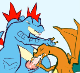 2014 ambiguous_gender blue_background charizard cum cum_in_mouth cum_inside dragon duo eyes_closed fellatio feral feraligatr male nintendo oral pcred566 penis plain_background pokémon scalie sex tongue video_games wings
Rating: Explicit
Score: 8
User: Hyper_Beam
Date: October 24, 2014 2014 ambiguous_gender blue_background charizard cum cum_in_mouth cum_inside dragon duo eyes_closed fellatio feral feraligatr male nintendo oral pcred566 penis plain_background pokémon scalie sex tongue video_games wings
Rating: Explicit
Score: 8
User: Hyper_Beam
Date: October 24, 2014