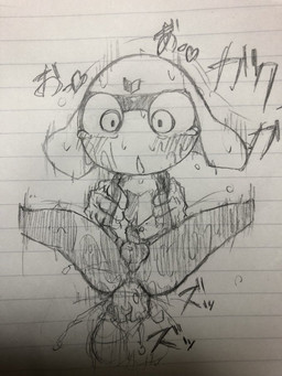 anal anthro balls blush bodily_fluids butt clothing crying duo genital_fluids genitals headgear headwear heart_symbol male male/male male_penetrating nude open_mouth penetration penis sex simple_background sweat sweaty_butt tears text abnarie sgt._frog tamama alien amphibian frog keronian 3:4 hi_res japanese_text monochrome translation_request