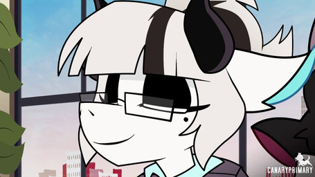 2_horns 4_fingers anthro anthro_on_anthro anthro_penetrated anthro_penetrating anthro_penetrating_anthro anthro_penetrating_female anus big_butt big_penis black_body black_eyeshadow black_eyewear black_fur black_glasses black_hair black_horn black_necktie black_penis blue_anus blue_body blue_clothing blue_eyes blue_fur blue_shirt blue_topwear blue_vulva bodily_fluids bottomless brown_body brown_fur butt butt_grab casual_sex cellphone chair_position clothed clothing collared_shirt computer cum cum_in_vagina cum_inside cum_on_penis dominant dominant_female dress_shirt electronics erection eyeshadow eyewear female female_anthro female_penetrated fingers from_behind_position frown fur genital_fluids genitals glasses grey_body grey_fur grin group hair hand_on_butt hip_grab holding_cellphone holding_object holding_phone holding_smartphone horn inside intraspecies looking_pleasured makeup male male/female male_penetrating male_penetrating_anthro male_penetrating_female mature_anthro mature_female mature_male moan necktie office office_desk orgasm penetration penile penile_penetration penis penis_in_vagina phone phone_call pink_penis ponytail power_bottom profanity pupils red_clothing red_eyes red_shirt red_topwear secretary sex shirt smartphone smile sound_effects stapler steam thrusting topwear trio unprofessional_behavior vaginal vaginal_fluids vaginal_penetration vein veiny_penis vulva white_body white_fur white_horn window workplace workplace_sex canaryprimary interstellar_incubus_(va) nami955_(va) mallory_(nami955) riley_(nami955) bovid caprine felid feline goat mammal unknown_species 16:9 2026 2d_animation animated english_audio hi_res long_playtime sound voice_acted webm widescreen