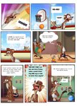 2024 4_fingers angry anthro ball basketball_(ball) basketball_court basketball_hoop brown_body brown_fur canid canine cheek_tuft city clothed clothing comic day detailed_background dialogue disney duke_weaselton english_text eulipotyphlan facial_tuft fairytalesartist fingers fox fur group hedgehog hi_res holding_object jumping male mammal mouse multicolored_body multicolored_fur murid murine mustelid musteline outside pivoted_ears red_eyes rodent sad sciurid shirt smile speech_bubble tail tank_top teeth text thought_bubble throwing_object topwear tree_squirrel true_musteline tuft weasel yelling zootopia