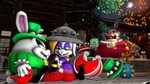 anthro bodily_fluids bomb bowser's_castle_(super_mario_odyssey) clothing container cum cum_drip cum_on_clothing detailed_background dominant dominant_female dominant_male dress dripping explosives facesitting female fireworks game_over gameplay_mechanics genital_fluids glass glass_container green_clothing green_hat green_headwear green_shirt green_topwear group hat headgear headwear male male/female male/male moon night purple_clothing purple_dress purple_eyes red_clothing ring shirt sitting_on_another smile temple topwear doommusk mario_bros nintendo super_mario_odyssey broodal cappy_(mario) hariet_(mario) lire_(doommusk) madame_broode mario multi_moon power_moon topper_(mario) ghost haplorhine human lagomorph leporid mammal monkey primate rabbit spirit 16:9 3d_(artwork) digital_media_(artwork) hi_res source_filmmaker_(artwork) widescreen