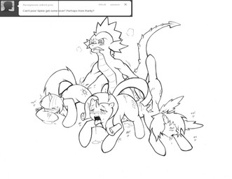 2012 anal anal_fisting angry_sex blush cold-blooded-twilight cum cum_inside cutie_mark dragon english_text equine female feral fisting foursome friendship_is_magic from_behind group group_sex hair horn horse interspecies long_hair male mammal my_little_pony nude open_mouth pegasus penetration penis plain_background pony pussy rainbow_dash_(mlp) rarity_(mlp) sex spike_(mlp) straight text tongue tumblr twilight_sparkle_(mlp) unicorn wings
Rating: Explicit
Score: 14
User: emega
Date: August 27, 2012