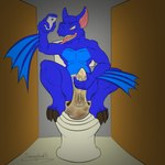 anthro aroused bathroom bodily_fluids clothing devious devious_grin erection erection_under_clothing feces genital_fluids male masturbation masturbation_through_clothing messy mischievous peeing pooping pooping_in_toilet public_restroom restroom_stall sagging sagging_underwear selfie soiling soiling_bottomwear soiling_underwear solo spread_legs spreading squatting_pose stained_clothing stained_underwear tenting toilet tongue tongue_out urine wetting wetting_bottomwear conditional_dnp samagthrav2 arnek bat mammal 1:1 hi_res