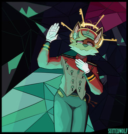 5_fingers :3 abstract_background anthro blue_bottomwear blue_clothing blue_pants bottomwear brown_body brown_fur button_(fastener) cheek_tuft clothing door door_handle doorknob facial_tuft fingers fur gesture gloves green_pupils halo hand_on_chest handwear hat head_tuft headgear headwear key keychain looking_at_viewer looking_down looking_down_at_viewer male markings mole_(marking) multicolored_body multicolored_ears multicolored_fur orange_body orange_fur pants pupils raised_hand red_clothing red_topwear solo standing topwear tuft uniform white_body white_clothing white_eyes white_fur white_gloves white_handwear suitedwolfie deadlock valve valve_corporation balthy_(suitedwolfie) doorman_(deadlock) canid canine fox mammal 2025 digital_drawing_(artwork) digital_media_(artwork) hi_res shaded watermark