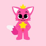 anthro erection genitals knot knotted_penis looking_at_viewer male penis solo young young_male wingsprite pinkfong_wonderstar pinkfong_(character) canid canine fennec_fox fox mammal true_fox 1:1