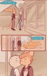 blush blush_lines building clothed clothing dialogue duo glass house kissing male male/male outside text conditional_dnp funkybun finn_(funkybun) nick_(funkybun) felid feline lizard mammal reptile scalie serval comic digital_media_(artwork) english_text hi_res