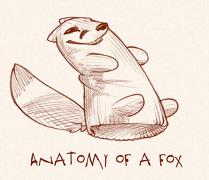 anthro black_nose ears_back featureless_arms featureless_crotch featureless_legs featureless_limbs furry_logic grin half-closed_eyes humor living_condom male narrowed_eyes pivoted_ears puppet simple_background smile solo text the_truth white_background syynx anatomy_of canid canine fox mammal 2014 brown_and_white english_text lol_comments meme monochrome sketch
