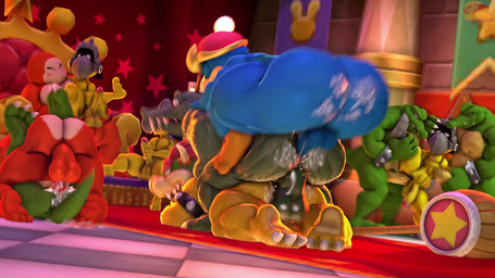 3_toes abs anal anal_penetration anthro audible_ejaculation audio_sampling backsack balls big_butt blue_balls blue_body bodily_fluids butt butt_jiggle butt_stack cowgirl_position crown crown_only cum cum_in_ass cum_inside cum_on_butt cum_on_ground cum_on_penis cum_string cumshot doggystyle ejaculation feet from_behind_position from_front_position genital_fluids genitals green_balls green_body green_scales group group_sex hammer headgear headgear_only humanoid_genitalia humanoid_penis jiggling looking_pleasured lying male male/male male_penetrated male_penetrating male_penetrating_male masturbation mating_press missionary_position nude obese obese_male on_back on_bottom on_top one_sided_climax orgasm orgy overweight overweight_male penetration penile penile_penetration penis penis_in_ass pubes red_balls red_pubes scales sex sex_after_cumming slightly_chubby slightly_chubby_male soles sound_effects sweat thick_thighs threesome toes tools train_position yellow_balls yellow_body yellow_scales moonwulf donkey_kong_(series) kirby_(series) mario_bros nintendo paper_mario bowser king_dedede king_k._rool moonwulf_(character) avian bird hybrid koopa koopa_troopa koopatrol kremling kritter_(kremling) penguin reptile scalie tortoise turtle waddle_dee 16:9 3d_(artwork) 3d_animation animated crossover digital_media_(artwork) hi_res high_framerate huge_filesize long_playtime sound source_filmmaker_(artwork) widescreen