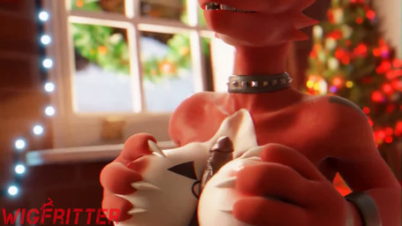 3_fingers anthro anthro_focus areola big_breasts black_body black_collar black_markings black_scales black_studded_collar breast_markings breast_play breasts christmas_decorations christmas_lights christmas_tree claws collar collar_only collarbone digiphilia duo erection faceless_character faceless_human faceless_male female female_anthro female_focus female_on_human fingers genitals glans hand_on_breast hand_on_own_breast hands_on_own_breasts holidays human_on_anthro indoor_nudity indoor_sex inside interspecies male male/female male_human male_human/female_anthro male_on_anthro markings moan multicolored_body multicolored_scales music nipples nude nude_anthro nude_female nude_human nude_male open_mouth open_smile penis penis_between_breasts plant pupils red_areola red_body red_eyes red_nipples red_scales scales sex smile solo_focus studded_collar studs teeth text titfuck tree vein veiny_penis white_body white_breasts white_claws white_scales window sound_warning wigfritter bordeaux_black_(va) furromantic_(modeler) hentaudio_(va) spicyrabbitva_(va) bandai_namco christmas digimon guilmon_(furromantic) digimon_(species) guilmon human mammal 16:9 2025 3d_(artwork) 3d_animation animated artist_name background_music digital_media_(artwork) loop short_playtime sound voice_acted watermark webm widescreen