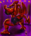 big_breasts breasts crossgender female nightclub solo twerking bigshow metroid nintendo rhashana ridleymorph space_dragon_(metroid) hi_res