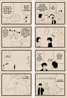 bow camera comic date dessert dragon english_text food hi_res horn human ice_cream interspecies licking mammal monochrome sanzo size_difference tears text tongue tongue_out translated wings

Rating: Safe
Score: 19
User: MidoriTranslates
Date: October 15, 2015