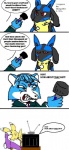 blue_fur blue_hair canine digimon edit eyes_closed facepalm fox fur green_eyes hair humor interview krystal lucario microphone ms_paint ms_paint_edit nintendo pokémon red_eyes renamon star_fox television the_truth video_games yellow_fur
Rating: Safe
Score: 2
User: platypussl2
Date: December 21, 2009