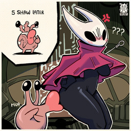 2_horns angry anthro bandage biped black_body black_eyes black_text blush butt clothing duo empty_eyes eyebrows female fingers gesture hand_gesture horn kiss_on_butt kissing lips logo looking_back melee_weapon outline question_mark standing text thumbs_up weapon white_outline white_text wounded mrjpam18 hollow_knight:_silksong hollow_knight_(franchise) team_cherry hornet_(hollow_knight) nuu_(hollow_knight:_silksong) arthropod gastropod mollusk 1:1 2025 absurd_res artist_logo english_text hi_res female_(lore)