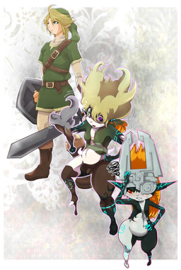 basic_sequence blue_eyes clothed clothing crossgender female flaccid fused_shadow gender_transformation genital_growth genitals growth headgear headwear holding_melee_weapon holding_object holding_shield holding_sword holding_weapon linear_sequence looking_down male melee_weapon mtf_transformation nude penis pussy_growth red_eyes shield short_stack short_stackification shrinking simple_background size_transformation solo species_transformation sword tf_into_fictional_character three_frame_image three_frame_sequence transformation transformation_sequence vulva weapon white_background wide_hips nken nintendo the_legend_of_zelda twilight_princess link midna humanoid mammal twili 2010 digital_media_(artwork) hi_res sequence