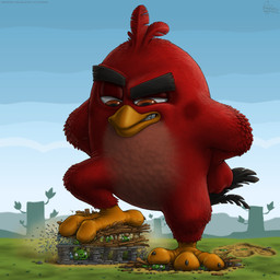 4_toes ambiguous_gender anisodactyl anthro avian_feet beak black_eyebrows black_tail_feathers breaking_glass brown_eyes building building_destruction claws crush crushing_object destruction extreme_size_difference eyebrows feathers featureless_crotch feet footprint glass glistening glistening_eyes grass green_body group macro orange_beak orange_feet outside plant pupils red_body red_feathers rock scared size_difference solo_focus stepped_on stepping tail tail_feathers talons teeth toe_claws toes wood riproarrex angry_birds rovio_entertainment sega the_angry_birds_movie pig_(angry_birds) red_(angry_birds) avian bird domestic_pig mammal suid suine sus_(pig) 1:1 2019 hi_res shaded male_(lore)