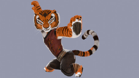 anthro clothing female fur grey_background orange_body orange_fur pose simple_background solo striped_body striped_fur stripes tail typi01 dreamworks kung_fu_panda master_tigress felid mammal pantherine tiger 16:9 3d_(artwork) blender_(artwork) digital_media_(artwork) hi_res widescreen