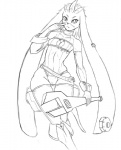 abs breasts cleavage dclzexon fangs female monochrome raskvel small_breasts trials_in_tainted_space wrench
Rating: Questionable
Score: 2
User: Juni221
Date: August 26, 2013