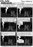 2018 80's_theme anthro black_and_white brown_body brown_fur canid canine canis car clothed clothing comic dialogue digital_media_(artwork) dobermann domestic_dog electronics english_text fur gloves hair handwear inside_car john_rikier licking licking_lips licking_own_lips listening_to_radio male mammal monochrome music musical_note musical_symbol open_mouth pinscher radio self_lick simple_background singing smile solo sweetfiction symbol text tongue tongue_out vehicle young