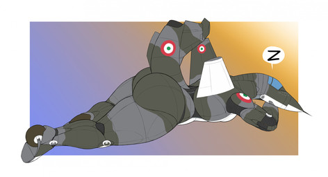 aircraft airplane anthro back_wings butt camo camo_body cockpit fin green_body jet jet_engine lying machine male metallic_body not_furry nude nude_anthro nude_male on_front raised_tail simple_background sleeping solo tail tail_fin vehicle wheel wheel_feet wings ndragon3 aeromorph living_aircraft living_machine living_vehicle robot digital_media_(artwork) hi_res