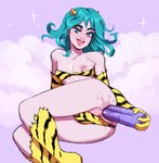 anal anal_masturbation anal_penetration anus blue_eyes blue_hair blush bulge butt clothed clothing crossgender dildo dildo_in_ass dildo_insertion femboy ftm_crossgender hair horn male male_penetrated masturbation nipples not_furry object_in_ass open_mouth open_smile penetration sex_toy sex_toy_in_ass sex_toy_insertion smile solo toying_self ripushko urusei_yatsura lum_(urusei_yatsura) horned_humanoid humanoid hi_res