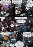 2016 absurd_res amethyst_(kitfox-crimson) anthro black_body black_fur bodily_fluids bray_(kitfox-crimson) brianna_(kitfox-crimson) brown_body brown_fur colored comic dasyurid dasyuromorph dialogue dialogue_box english_text female fur green_eyes group hi_res hug in_our_shadow kitfox-crimson macropod male mammal marsupial murid murine numbat pipa_(kitfox-crimson) quoll rat red_eyes rodent spacesuit speech_bubble tears text unconscious wallaby