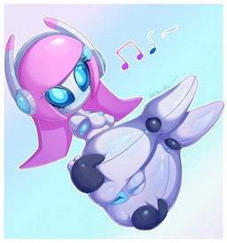 accessory anus areola big_butt blue_anus blue_areola blue_background blue_blush blue_eyes blue_nipples blue_sclera blush border breasts butt eyelashes featureless_feet feet female floating_hands hair hair_accessory hairband long_hair looking_at_viewer machine mouthless nipples pink_hair simple_background small_breasts solo spread_butt spreading white_body white_border orez_art kirby_(series) nintendo susie_(kirby) humanoid robot robot_humanoid hi_res