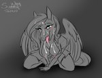 anthro bodily_fluids bottomwear breasts clothed clothing cum cum_on_face female genital_fluids makeup nipples nude on_knee open_mouth reward skirt solo tongue tongue_out wet wings sunny_way friendship_is_magic hasbro my_little_pony mythology patreon fluttershy_(mlp) equid equine horse mammal mythological_creature mythological_equine pegasus pony digital_drawing_(artwork) digital_media_(artwork)