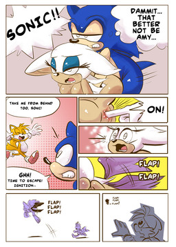 ahegao all_fours anal anal_fingering anal_request anthro anus asking blue_body blue_fur bodily_fluids doggystyle female female_penetrated fingering flying from_behind_position fur group half-closed_eyes humor looking_pleasured male male/female male_penetrating male_penetrating_female membrane_(anatomy) membranous_wings mostly_nude narrowed_eyes open_mouth penetration penile penile_penetration penis_in_vagina rejection requesting running sex sex_request shocked tears text vaginal vaginal_penetration what wings young toufu_(artist) sega sonic_the_hedgehog_(series) miles_prower rouge_the_bat sonic_the_hedgehog bat canid canine eulipotyphlan fox hedgehog mammal comic english_text