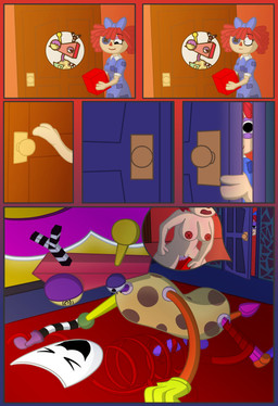 ambiguous_gender bdsm bedroom bedroom_eyes being_watched bodily_fluids bondage bound button_(fastener) button_eyes button_nipples detachable detachable_head doll female genital_fluids genitals grinding group humping intersex intersex/female legs_tied looking_at_another mask masturbation narrowed_eyes object_humping peeping penile penis penis_bondage rag_doll_(toy) removable_genitalia ribbons seductive sex spying thrusting trio voyeur moopsart glitch_productions the_amazing_digital_circus gangle_(tadc) ragatha_(tadc) zooble_(tadc) animate_inanimate human humanoid living_doll living_mask living_toy mammal shape_head unknown_species absurd_res comic hi_res