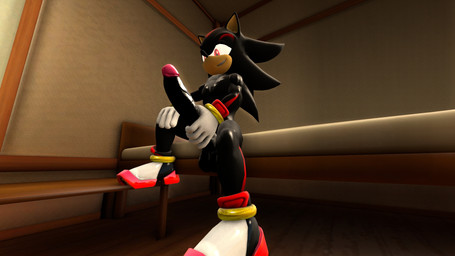 anthro balls erection genitals hyper male masturbation penis solo dark_knight_x sega sonic_the_hedgehog_(series) shadow_the_hedgehog eulipotyphlan hedgehog mammal 16:9 3d_(artwork) digital_media_(artwork) hi_res source_filmmaker_(artwork) widescreen