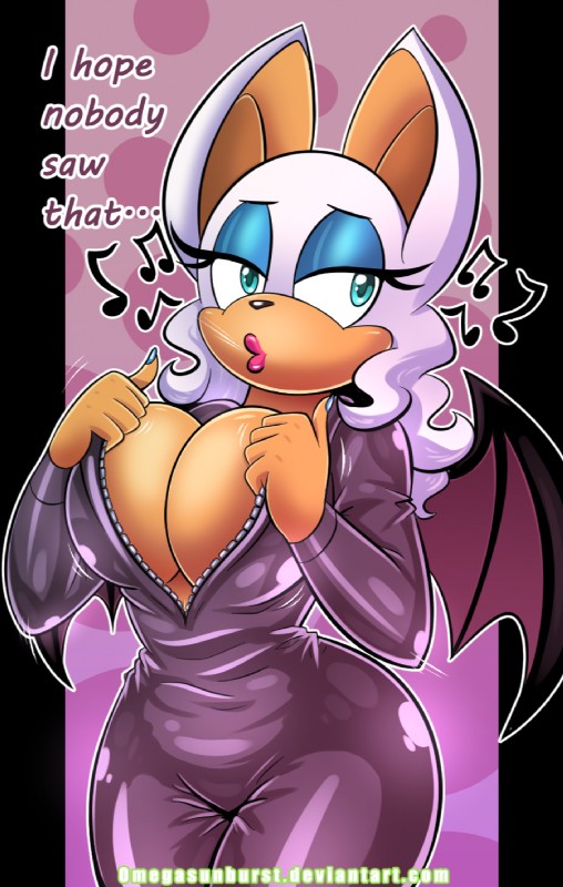 rouge the bat (sonic the hedgehog (series) and etc) created by omegasunburst