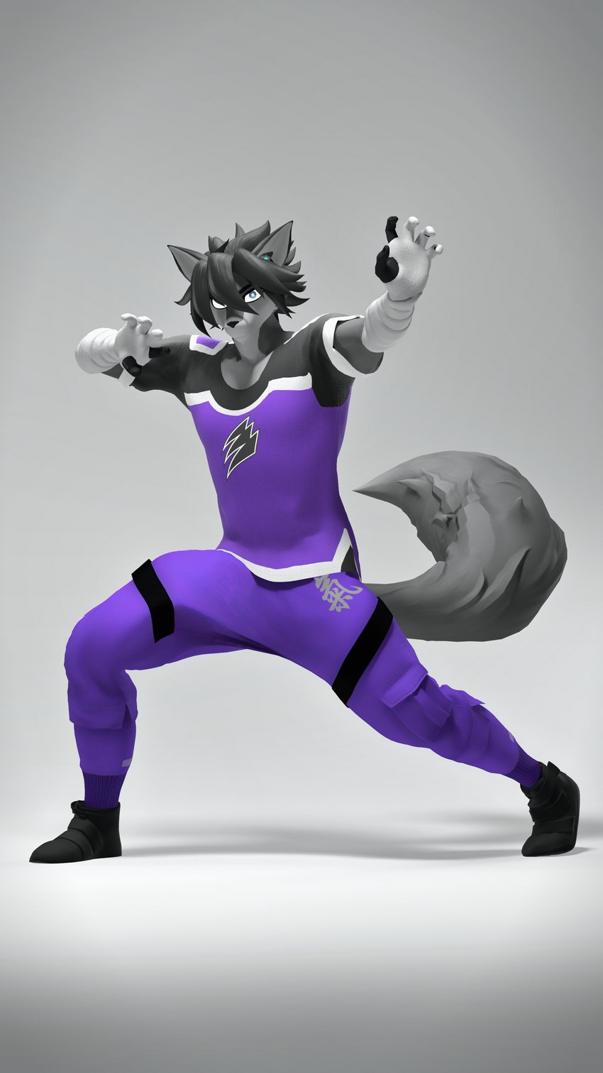 anthro hearing_aid hearing_aids male pose posing_for_picture simple_background solo white_background conditional_dnp domibun power_rangers kole_(domibun) canid canine canis mammal wolf 3d_(artwork) 4k 9:16 absurd_res digital_media_(artwork) hi_res source_filmmaker_(artwork)