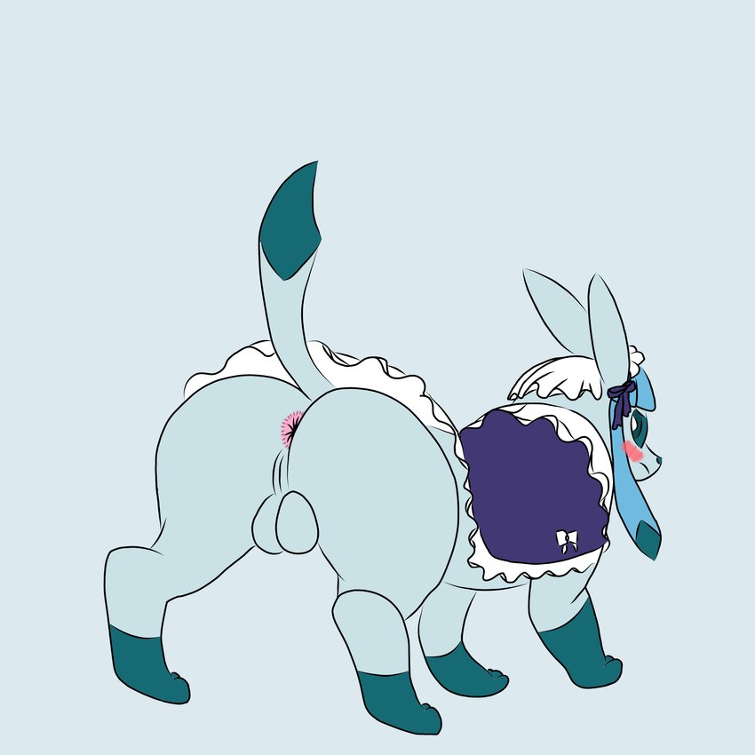 tea party style glaceon (pokemon unite and etc) created by onesaucydragon