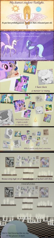 cutie_mark female feral generations horn immortality_blues memory quadruped remembrance reminiscing sad tail text young misteraibo friendship_is_magic hasbro my_little_pony mythology princess_celestia_(mlp) princess_luna_(mlp) deity equid equine mammal mythological_creature mythological_equine unicorn absurd_res comic english_text hi_res long_image tall_image