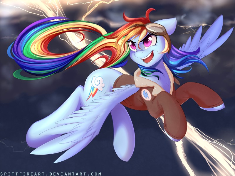 rainbow dash (friendship is magic and etc) created by night creep