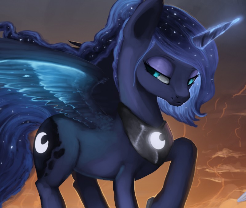 princess luna (friendship is magic and etc) created by photonoko